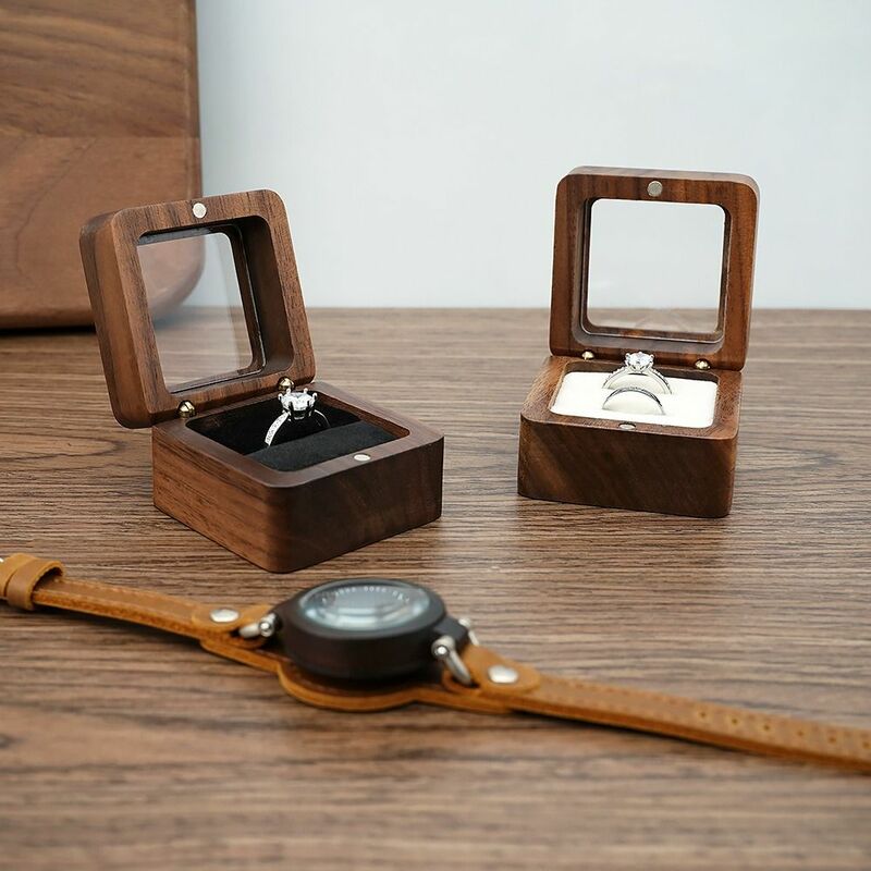 Custodia per regali di nozze di fidanzamento scatola per gioielli scatola portaoggetti per anelli scatola portaoggetti per anelli amante