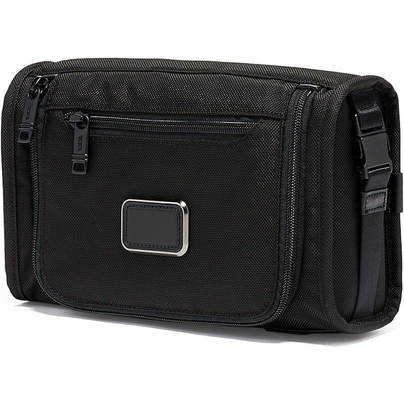 Alpha 3 tas aksesori koper Travel Kit tas perlengkapan mandi untuk pria dan wanita-hitam