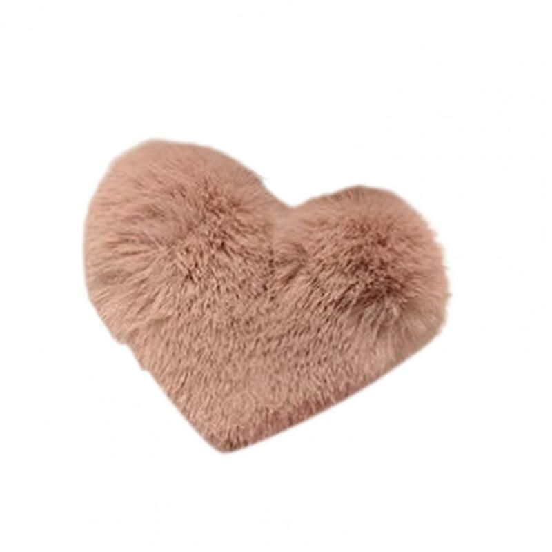 Hair Pin Sweet Plush Faux Mink Fur Elegant Anti-slip Hair Accessories Children Side Hair Clip for Winter