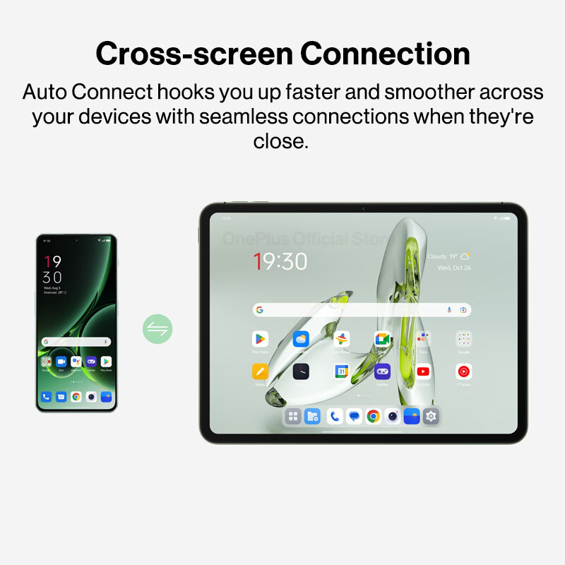 Смартфон OnePlus Pad Go, телефон с экраном 2,4 K, аккумулятор 8000 мАч, 33 Вт, зарядка SUPERVOOC, объем памяти 1 ТБ