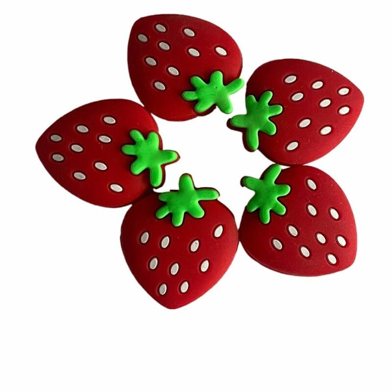 Strawberry Tennis Racket Shock Pad Buffer Anti-Vibration Tennis Racquet Shock Absorber Personality Lovely