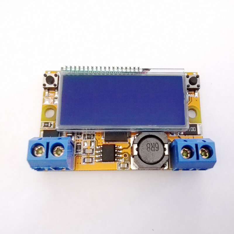 3A DC DC adjustable buck-stabilized CNC power module LCD screen voltage and ammeter dual display