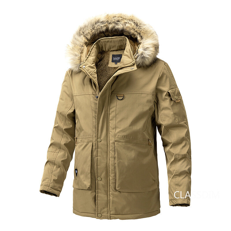 Мужские зимние длинные пуховики с капюшоном, зимние пальто, новые мужские теплые парки с несколькими карманами, качественные мужские повседневные уличные пальто 4XL