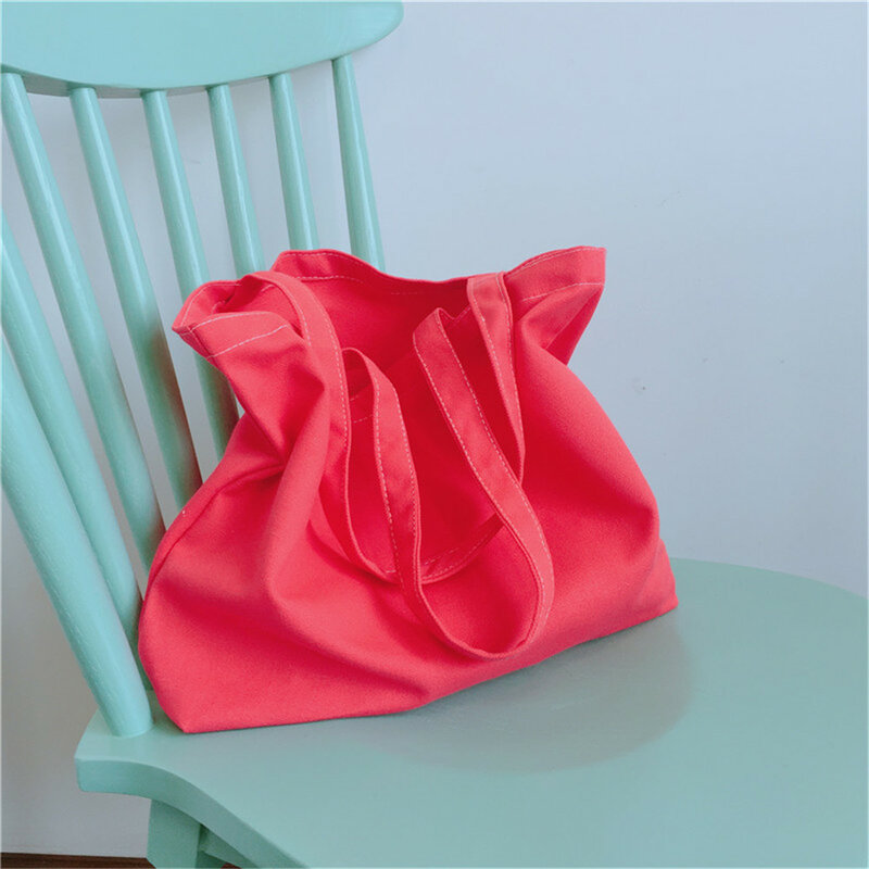 Sac en toile de coton imprimé Portable pour dames, sac de courses pliable, sac d'épicerie grande capacité, sac de rangement pour croquis d'étudiants