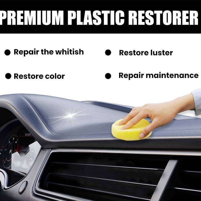 Car Interior Restorer Non-greasy Car Seat Renovator Car Care Supplies For RV Truck SUV Convertible Car Travel Camper And Auto