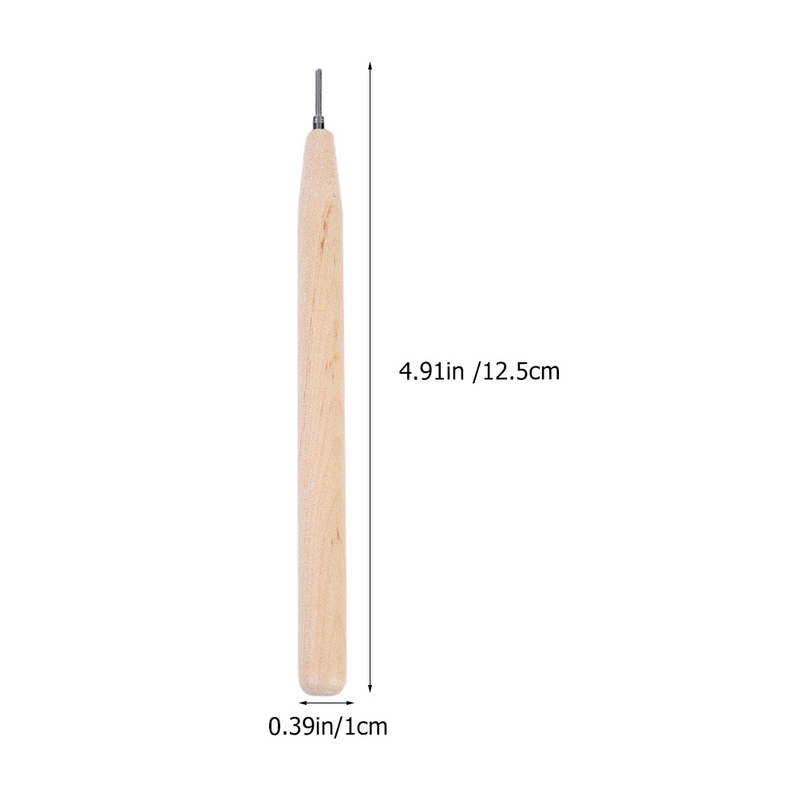 6 Pcs Quilling Needle Pen Metal Paper Crafts Reel Rolling DIY Kits Tools Wooden Pole