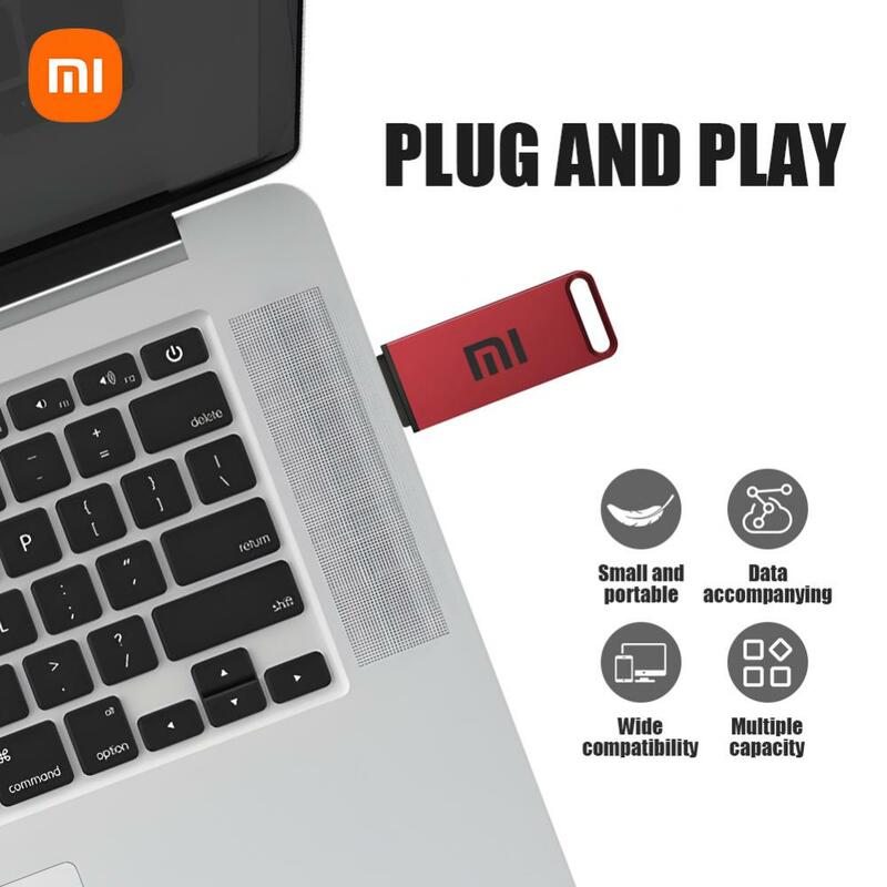 Xiaomi-オリジナルの16,テラバイトフラッシュドライブ,高速ペンドライブ,金属,防水,タイプc,USB,コンピューター用ストレージデバイス