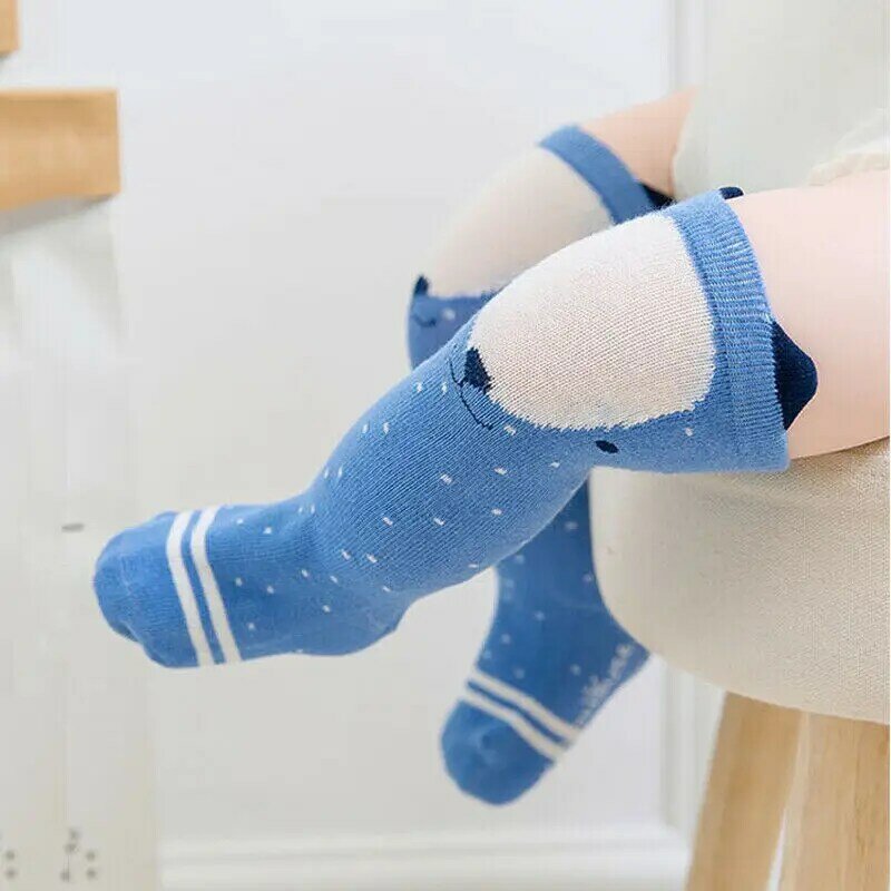 Brand New Cute Lovely Newborn Toddler Baby Girls Boys Stockings 0-4Y 8 Style Cotton Cartoon Print Over Knee Tights Outfit