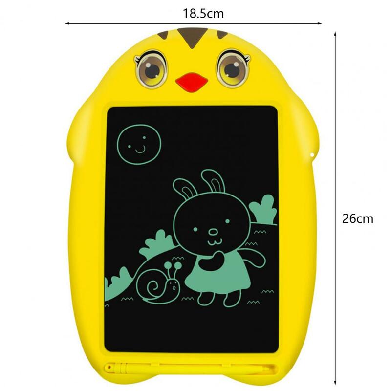 Tableta de escritura LCD con bolígrafo para niños pequeños, tablero de dibujo educativo con dibujos de pollo, suministros escolares, 8,5 pulgadas, 1 Juego