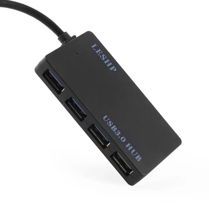 LESHP 4 Cổng Thiết Kế Siêu Mỏng USB 3.0 Cắm Dễ Dàng Sử Dụng Và Mang Theo Siêu tốc Độ (5Gbps) truyền Tải