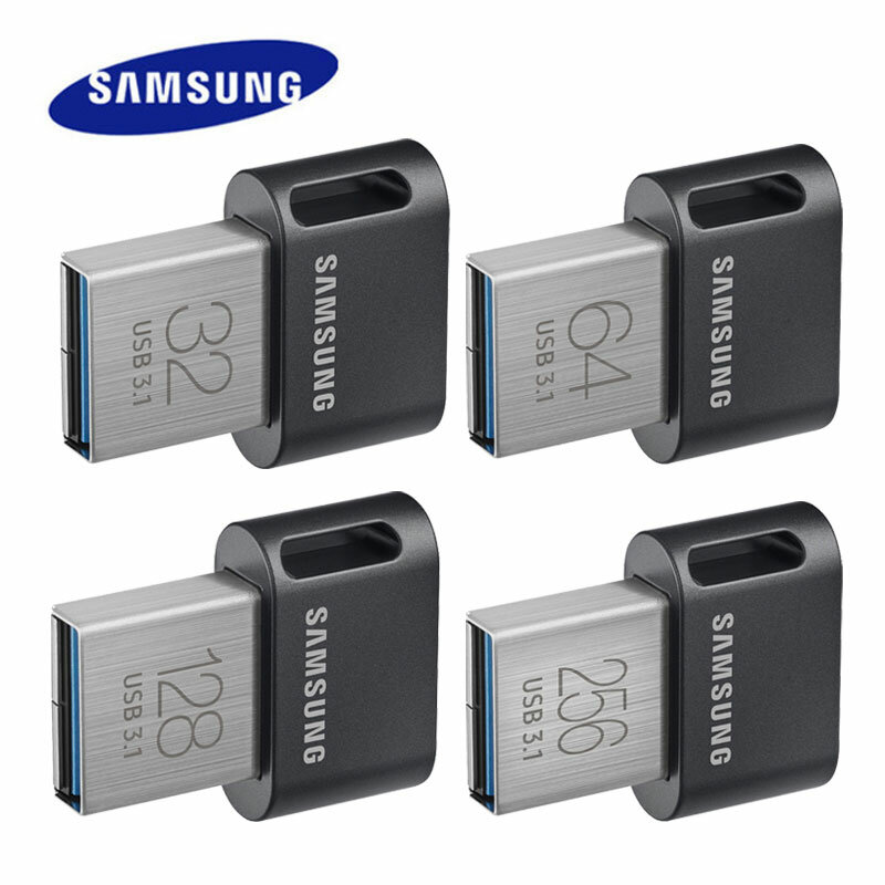 SAMSUNG FITplus USB 3.1 USB Flash Drive 64GB 300 MB/s Pendrive mini usb Memory Stick 128GB 256GB 400 MB/s Pen Drive