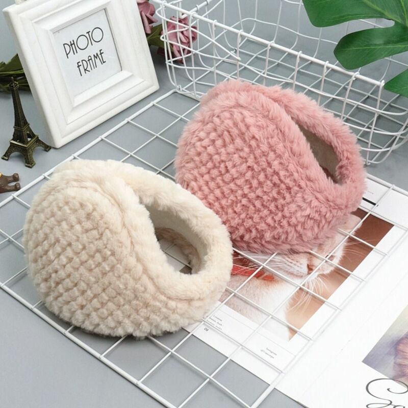 Keep Warm Windproof Earmuffs Portable Soft Cold Protection Windproof Ear Cap Thicken Plush Ear Warm Protector Men Women's