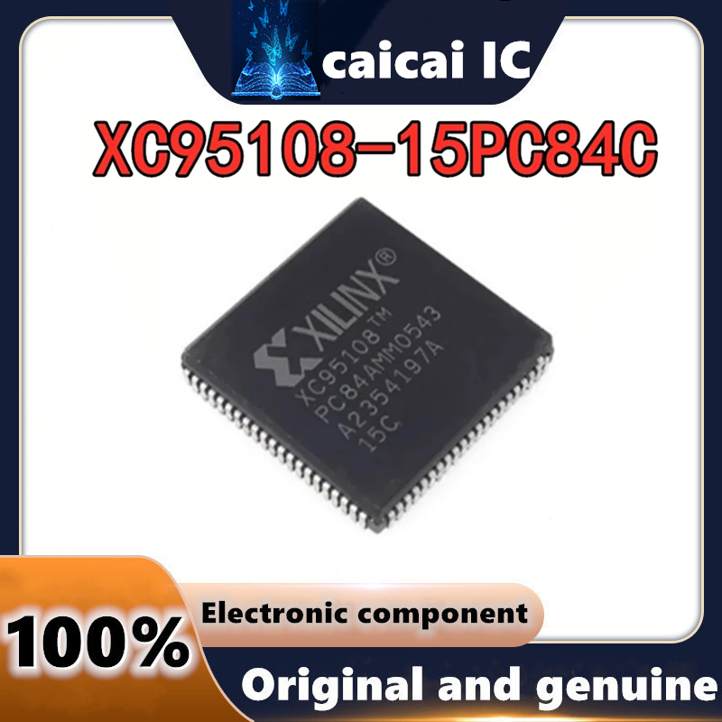 Circuitos integrados originais, XC95108-15PC84C, XC95108, XC95108-15PC84, PLCC84, novo, 1PC