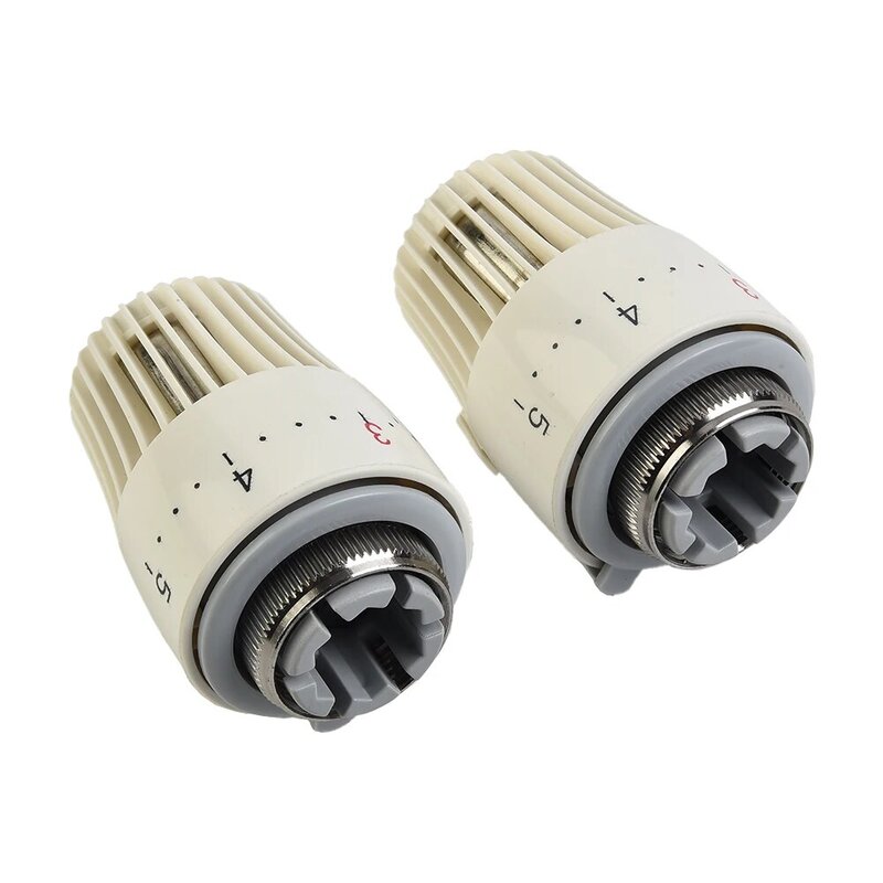 Head Heater Thermostat Upgrade to Modern Radiator Control with 2pcs M30 x 15 Thermostatic Heads and Valve Tools