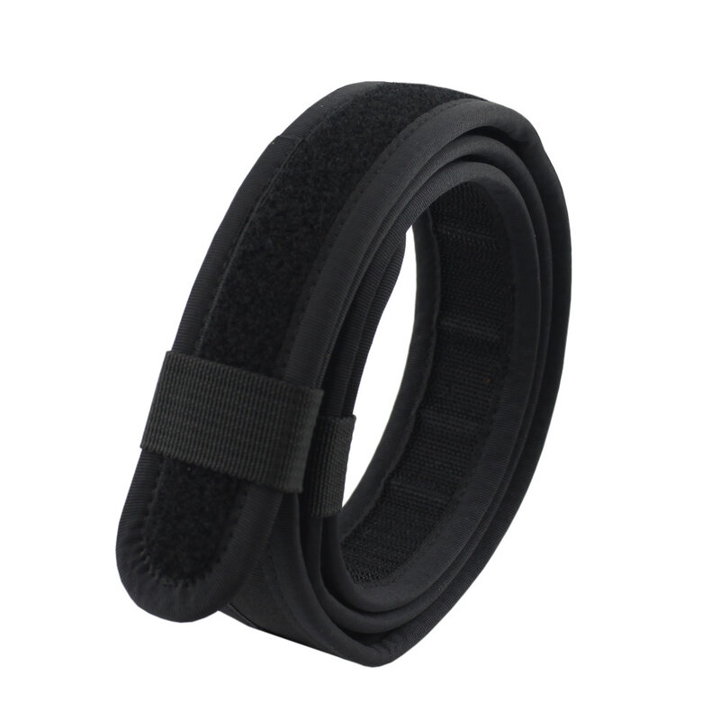VULPO Tactical 1.5inch Inner Duty Belt Men Combat Belt Adjustable Hook & Loop Outdoor Airsoft Hunting Waist Nylon Belt