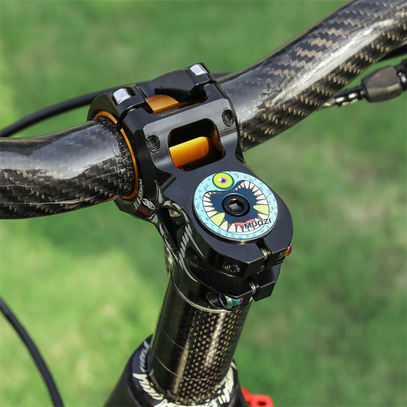 MUQZI-Tapa superior de auriculares para bicicleta, aleación de aluminio, tapa de vástago ultraligera, Compatible con todas las carreteras, MTB, horquilla Steerer de 1-1/8"