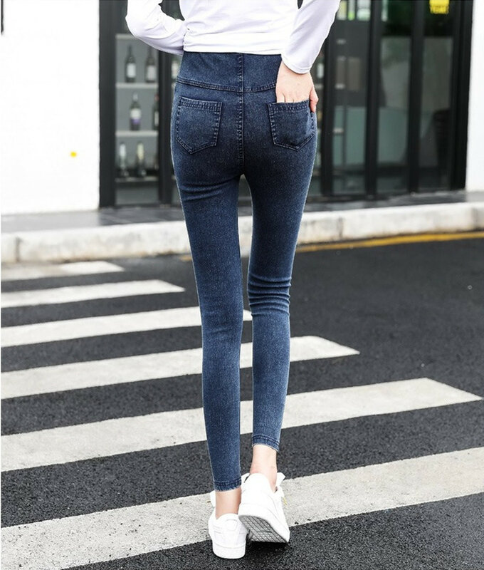 Jeans Wanita Kehamilan Baju hamil Jeans Hitam Celana Untuk Wanita Hamil Pakaian Keperawatan Celana Denim Jeans Wanita