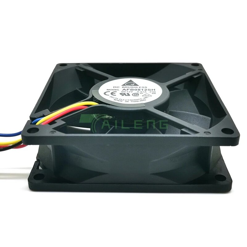 For Delta New and authentic AFB0812SH 8025 80mm 0.51A 8CM winds of single ball bearing cooling fan 80*80*25mm