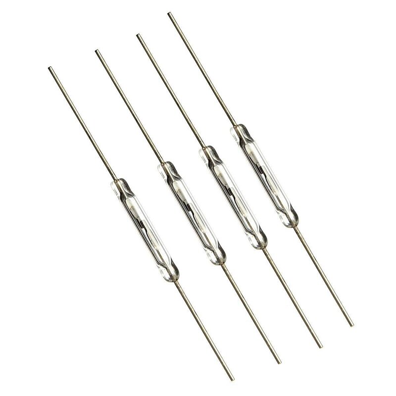 20 Pcs Reed Contact 14Mm X 2Mm Miniature Reed Contact Reed Switch 44Mm Length