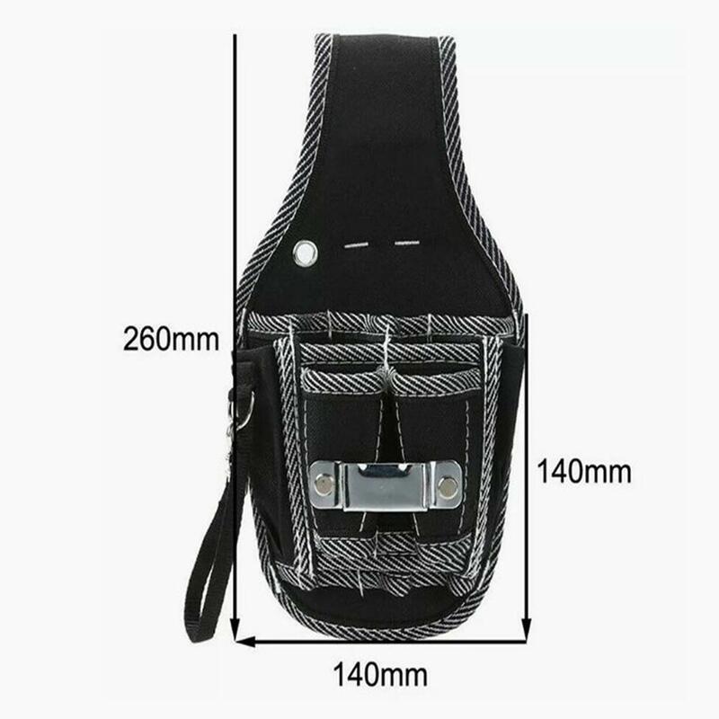 Bolsa de herramientas de cintura de reparación de electricista con múltiples bolsillos, gran capacidad, tela Oxford 600d, bolsa de cintura para exteriores