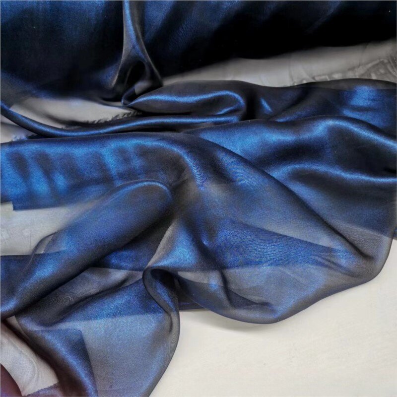 30d Color Hot Twisted Gilded Chiffon Cloth Diy Hand Sewing Polyester Fashion Antique Fan Fabric