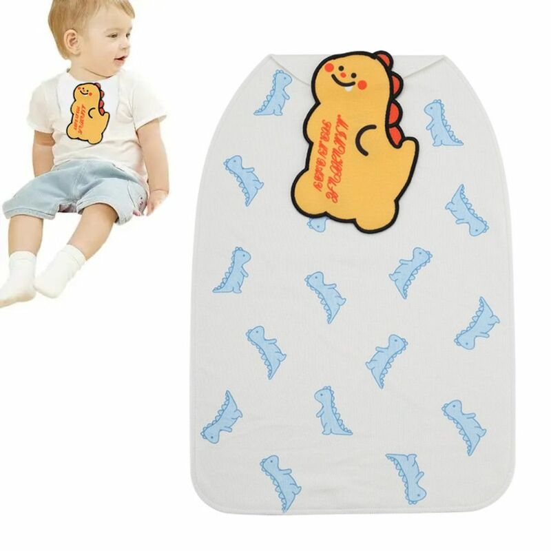 Из хлопчатобумажной ткани для ребёнка полотенце, впитывающее пот, мягкое удобное детское полотенце для спинки, дышащее, Хорошо Впитывающее, для младенцев