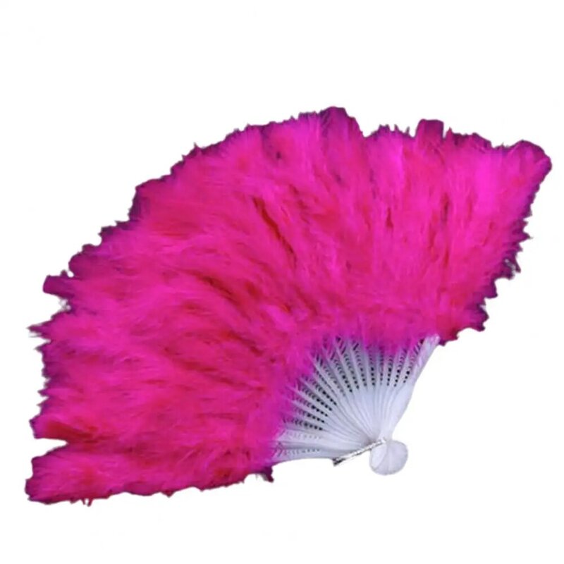 Красивый ручной веер с тонкой текстурой реквизит для демонстрации модный веер из искусственного пера павлина