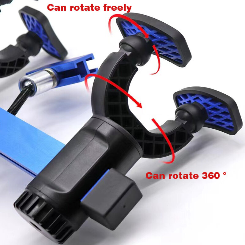 Car dent repair quick extraction tool with 360 degree rotation anti slip body sheet metal rotation tension bracket