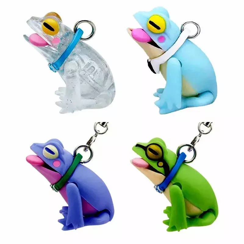 KITAN CLUB-Porte-clés grenouille mignonne, super meilleur Gashapon, jouets capsule mobiles, cadeau Kawaii