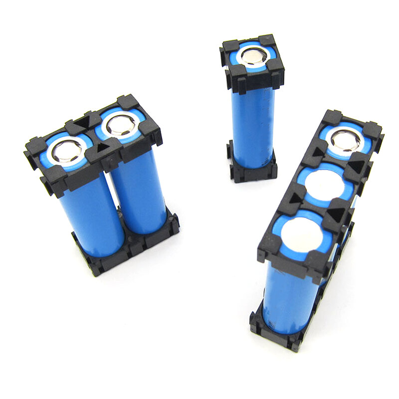 20pcs Battery Bracket 18650/21700 Safety Anti Vibration Holder Lithium Batteries Support Stand Plastic Holder Brackets