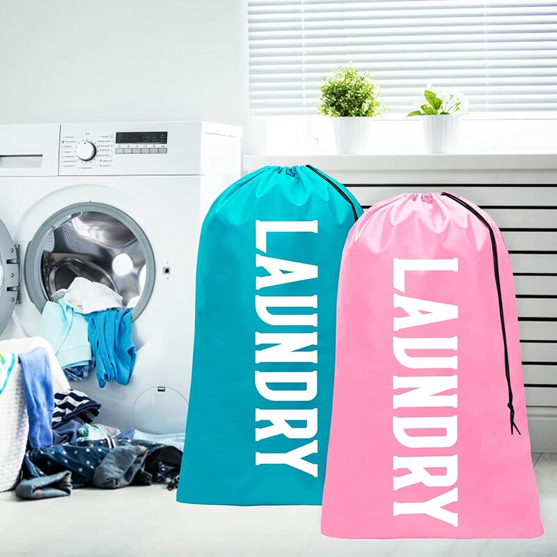 XL 여행용 세탁 가방, 더러운 옷 정리 기계, 세탁 햄퍼 또는 바구니에 맞추기 쉬움