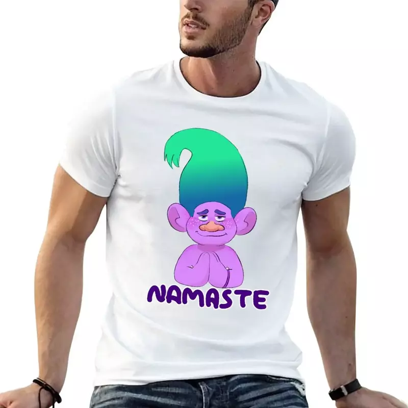 Bluzka z motywem trolli z motywem zwierząt dla chłopców szybkoschnące koszulki męskie