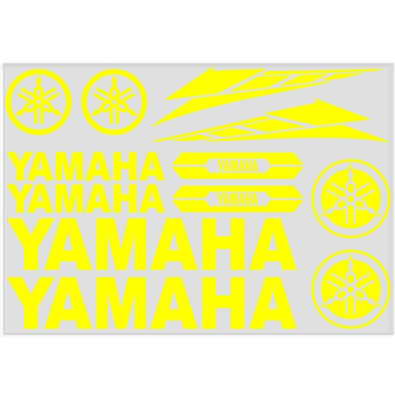 Motocicleta logotipo adesivo Kit, decalque do tanque, Yamaha adesivo