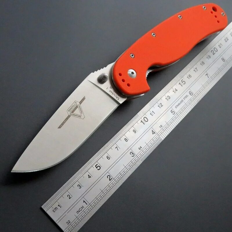 Eafengrow-cuchillo plegable R1, navaja de bolsillo de acero con hoja de AUS-8, mango G10, herramienta de supervivencia para acampar al aire libre EDC