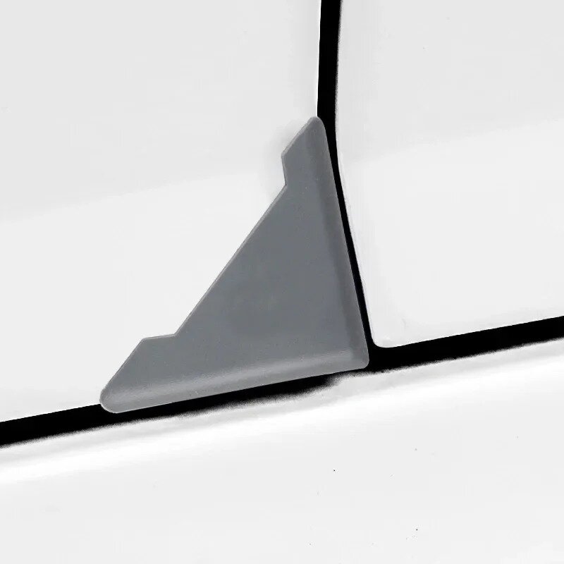 2/4ชิ้นฝาครอบป้องกันมุมประตูรถซิลิโคนป้องกันมุมประตูรถอุปกรณ์เสริมรถยนต์กันกระแทก