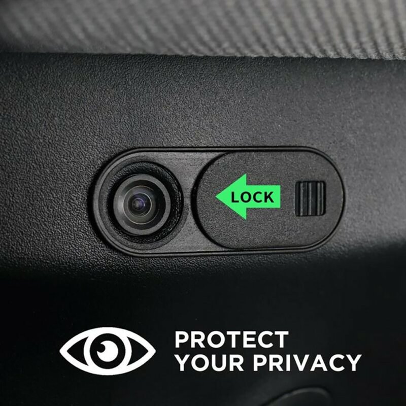 1 buah penutup privasi kamera Interior Cover Webcam untuk Tesla 2021 untuk Model 3 Y bagian aksesoris mobil bagian truk
