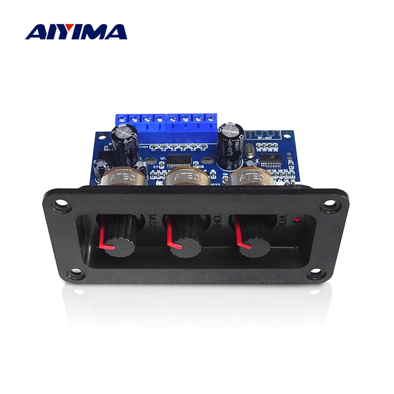 Усилитель мощности сабвуфера AIYIMA 2x25 Вт + 50 Вт, 2,1 каналов, Bluetooth 5,0, усилитель звука для динамика, домашний усилитель звука