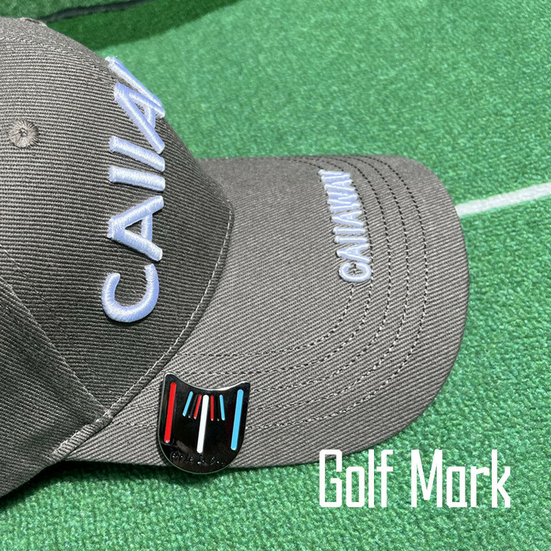 Metal Golf Cap Clip, Requintado Pequeno Mark Cap Clip, Verde