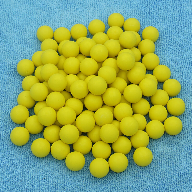 T4E HDR.68 Paintball Gun Shooting Ball - Reusable Ammo Bullet Rubber Ball for Protecting Homeland and Driving away Animals 60PCS