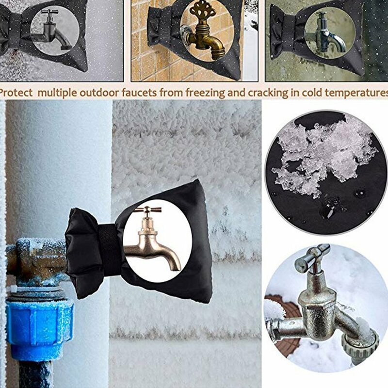 New Winter Waterproof Outdoor Faucet Cover Outside Garden Faucet Freeze Protection Sock Reusable Tap Protector Fast delivery
