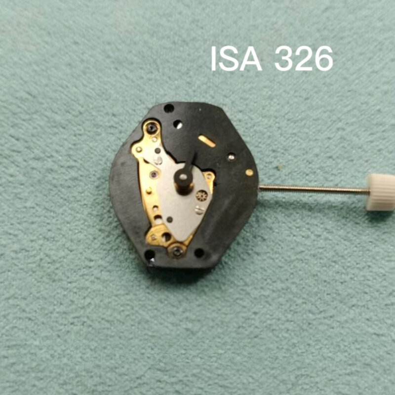 ISA 326 Swiss Quartz Movement Watch, novo, original, acessórios