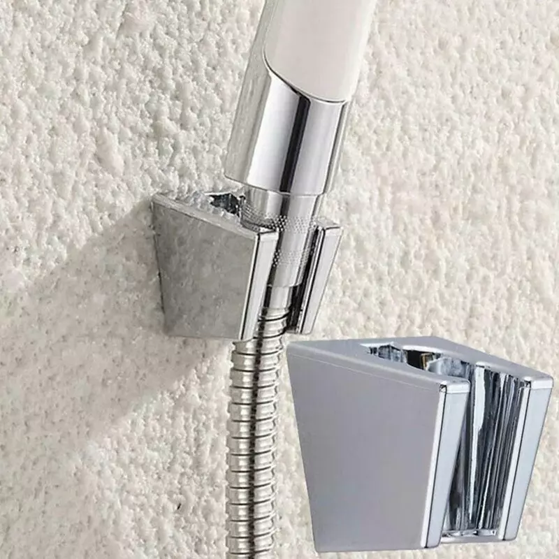 ABS parede chuveiro cabeça titular, torneira fixa, ajustável e fixo, acessórios do banheiro, 1 PC