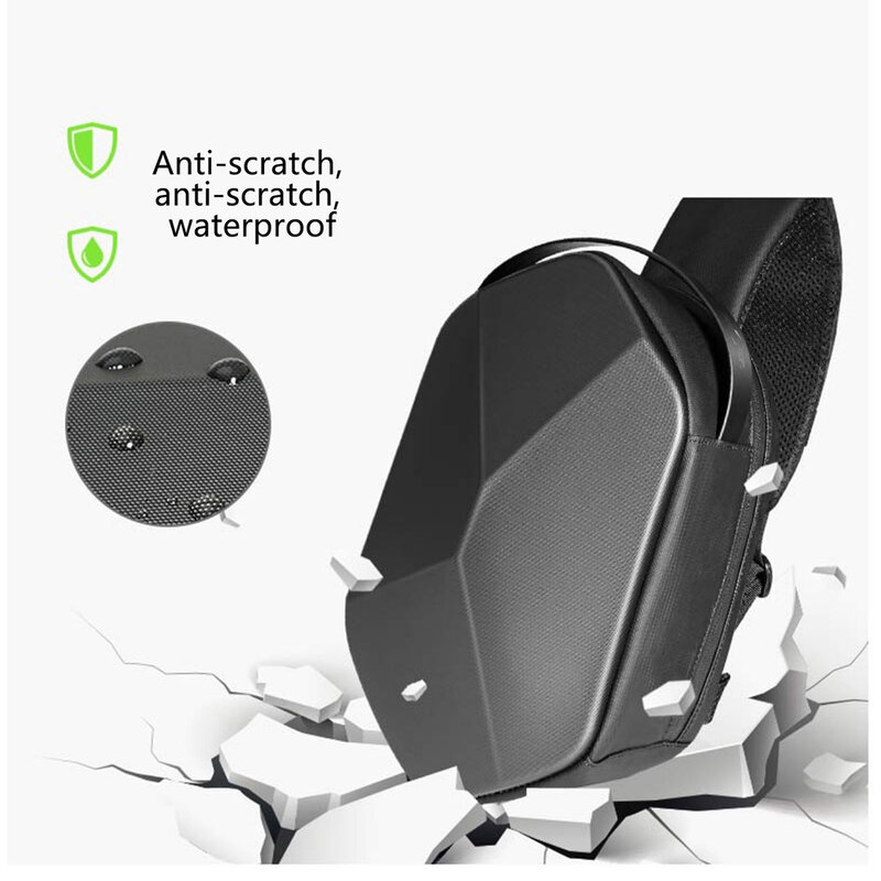 Controladores de almacenamiento fijos de capacidad extensible, correa para la cabeza, mochila cruzada para Oculus Meta Quest 2, Apple Vision Pro