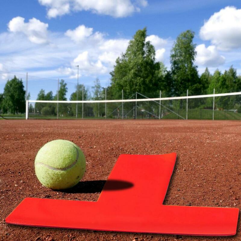 1 Set Ball Court Lines Marker Kit Sports Field Boundary Throw Down Markers Mini Pickleball Tennis Court Limit Marking Set