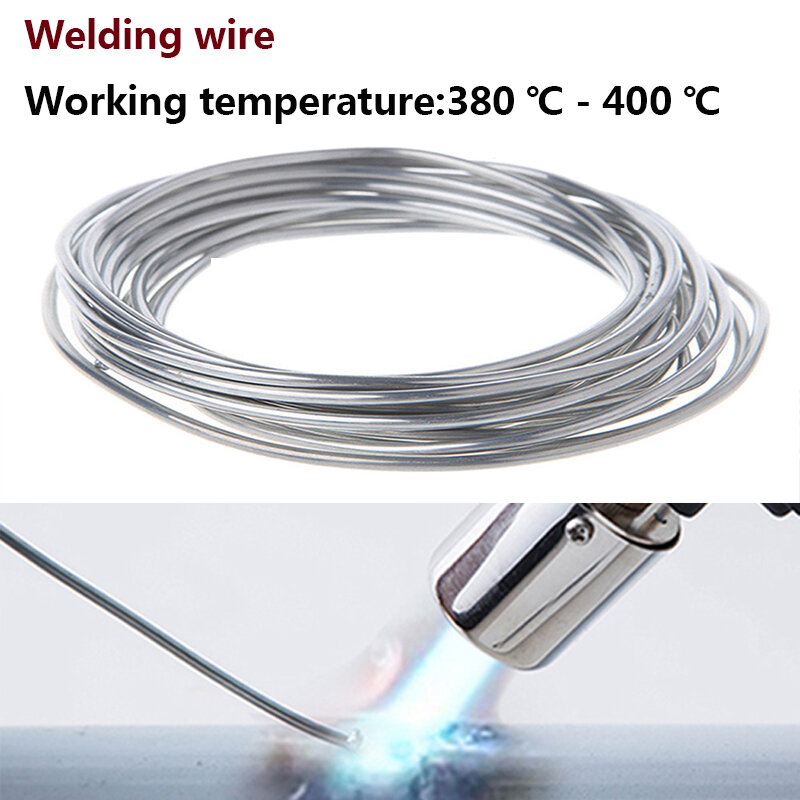 1.6/2.00mm * 3/5M niska temperatura Easy Melt uniwersalny drut rdzeniowy Aluminium miedź spawanie druty lutownicze przewody elektroda