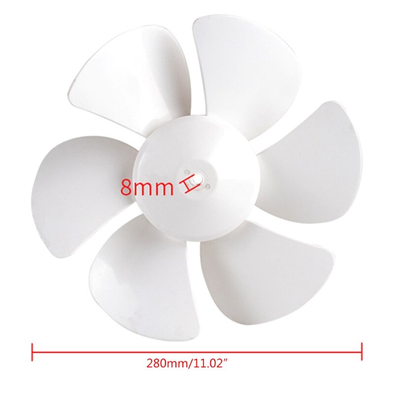 Сменные белые лопасти вентилятора из CPDD для вентиляционного вентилятора в ванной комнате на колесах, 6 дюймов/8 дюймов/10