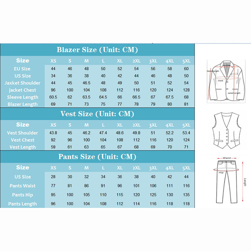 Trajes de 3 piezas para hombre, esmoquin hecho a medida para novio y padrino de boda, traje Masculino (chaqueta, pantalones y chaleco), 2024