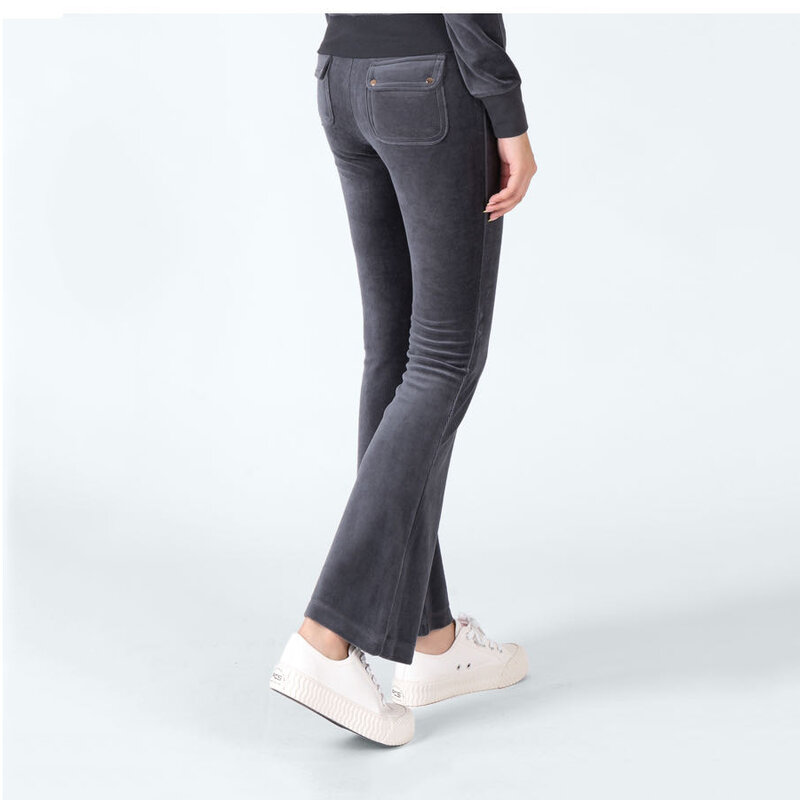 Элегантные женские комплекты, весна-осень 2024, женский топ на молнии и расклешенные брюки, новый комплект из двух предметов