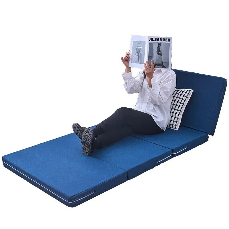 Memory Foam Folding Mattresses Bay Window Seat Pad Yoga Mat for Sleeping on The Floor Tatami Furniture School Office Lunch Break