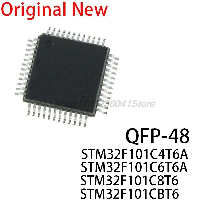 1PCS New and Original chip STM32F101C8T6 STM32F101C6T6A STM32F101C4T6A STM32F101CBT6 LQFP-48 Microcontroller